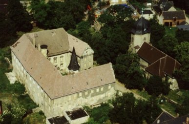 Luftaufnahme Schloß Dieskau